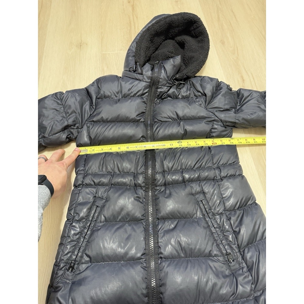Coach Black Quilted Lightweight Logo Full Zip Puffer Jacket Women's Size Small - Picture 3 of 8